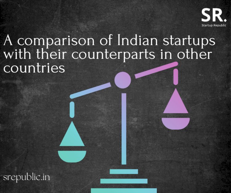 A comparison of Indian startups with their counterparts in other countries